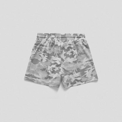 MESH TRAINING SHORTS - WHITE CAMO