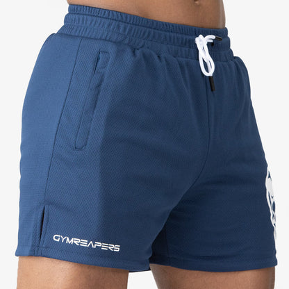 GYMREAPERS MESH TRAINING SHORTS | NAVY