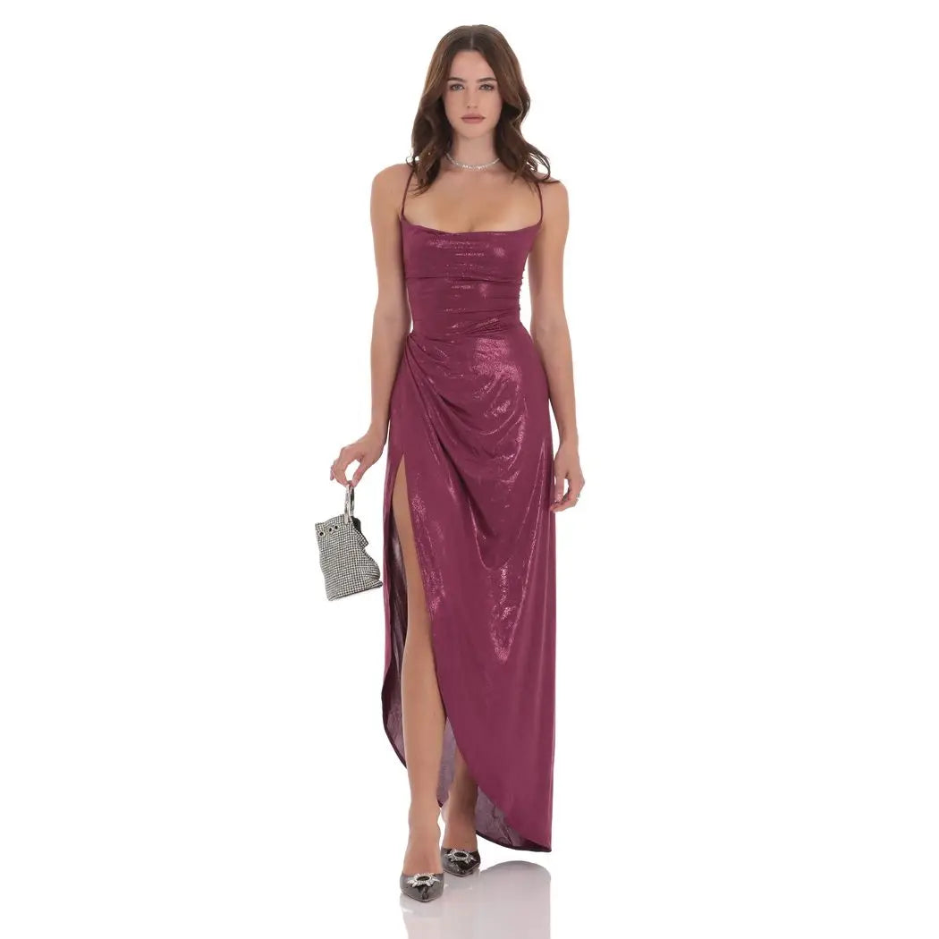 SUGAR PLUM MAXI DRESS