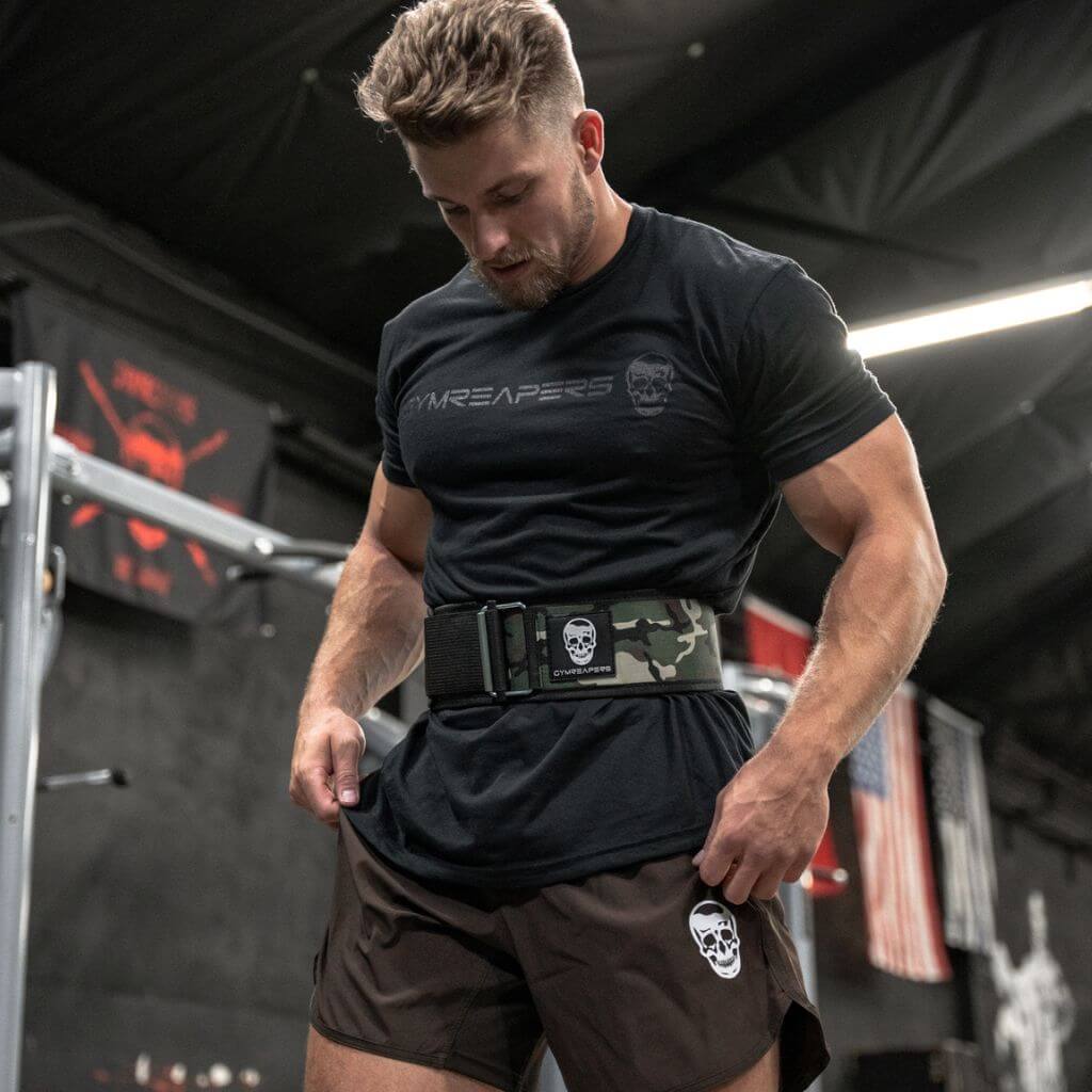 GYMREAPERS QUICK LOCKING WEIGHTLIFTING BELT | PREMIUM BACK SUPPORT