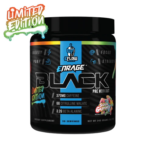 SOUR GUMMY ENRAGE BLACK PREWORKOUT