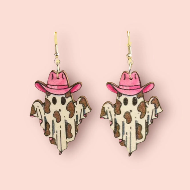 HOWDY GHOST EARRINGS