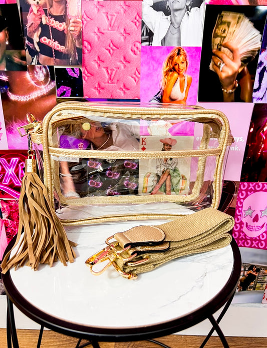 TASSEL STADIUM BAG