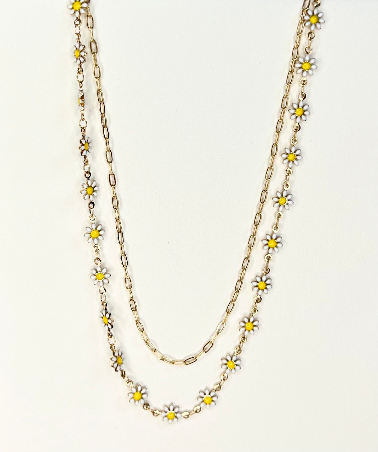 DAISY LAYERED NECKLACE