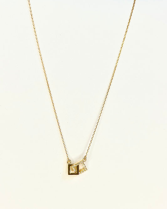 SQUARE LINK NECKLACE