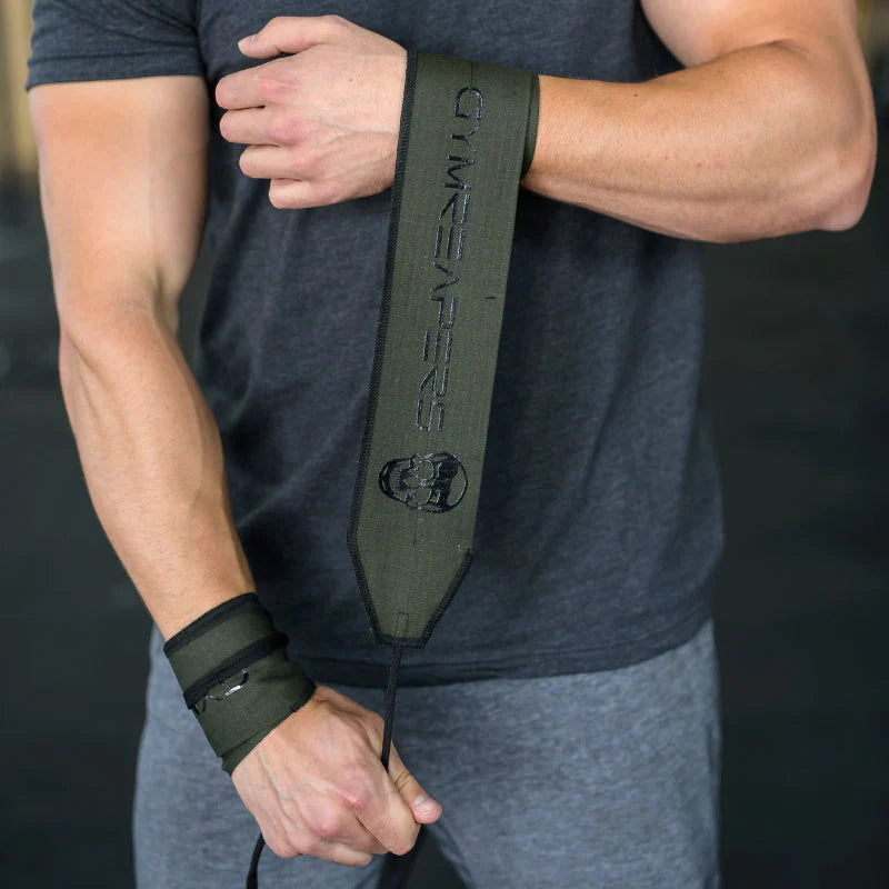 GYMREAPERS STRENGTH WRIST STRAPS | ADJUSTABLE SUPPORT